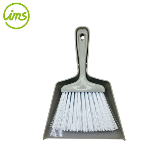 Made in Malaysia Broom and Dustpan - Gray